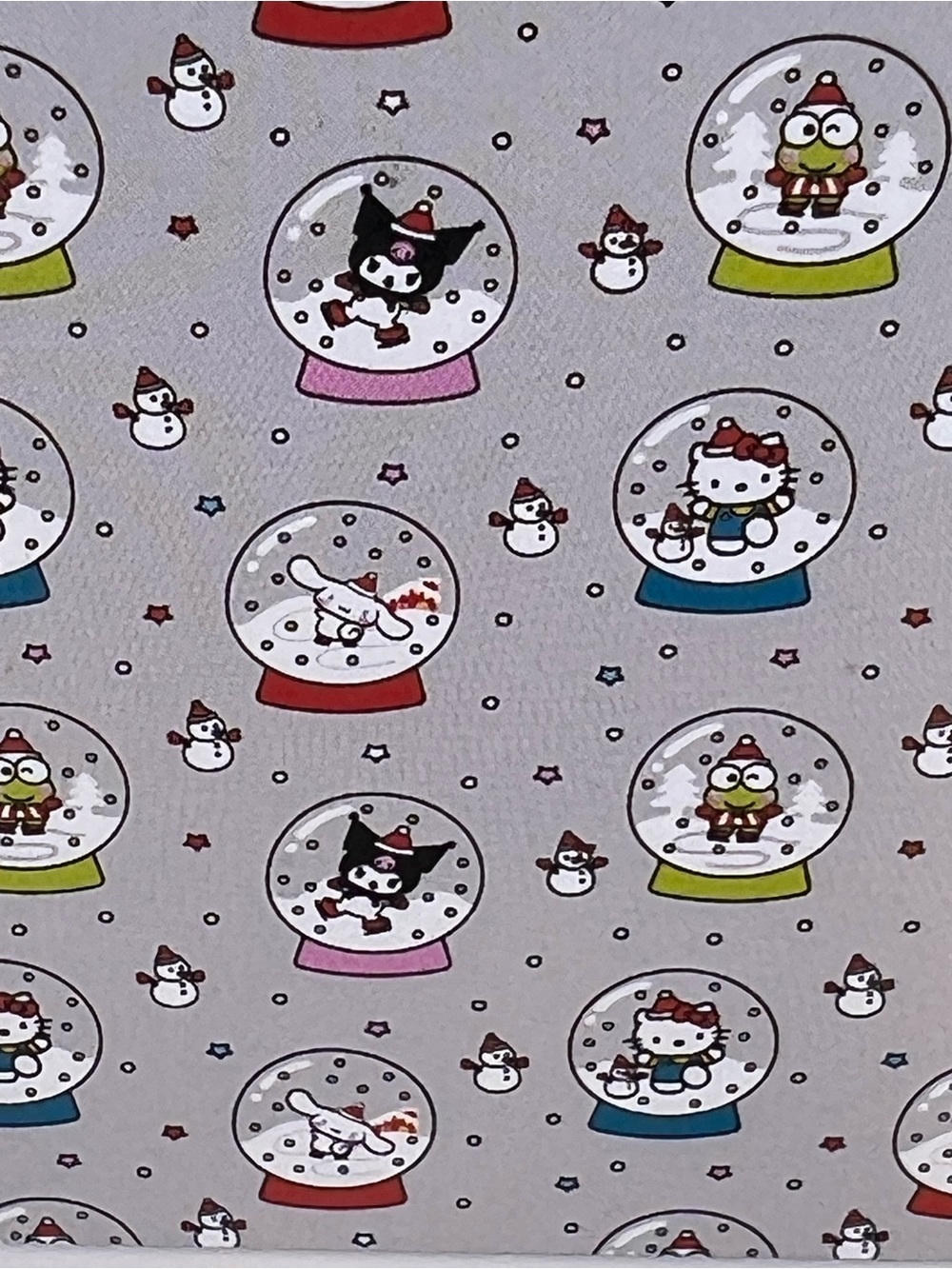 Hello Kitty and friends Snow globe Plush Throw Blanket